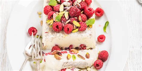 Raspberry And Pistachio Semifreddo Food Options