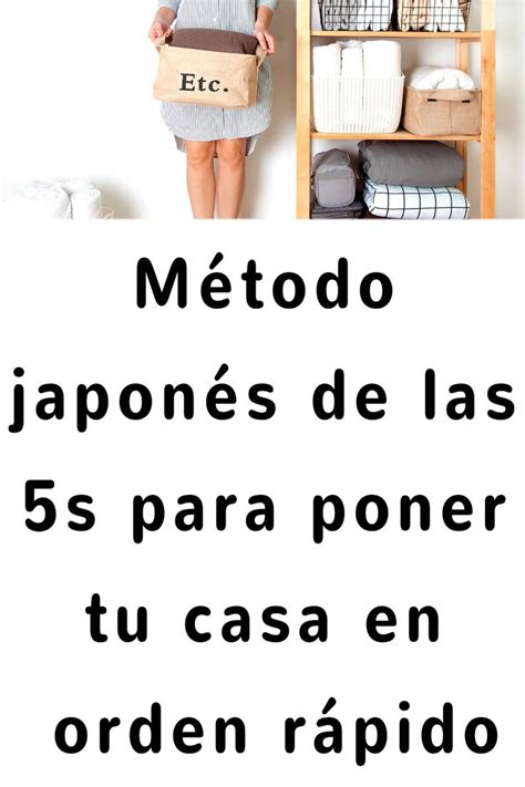 M Todo Japon S De Las S Para Poner Tu Casa En Orden R Pido Mudar