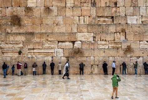 Jerusal N Israel De Diciembre De La Pared Occidental Pared