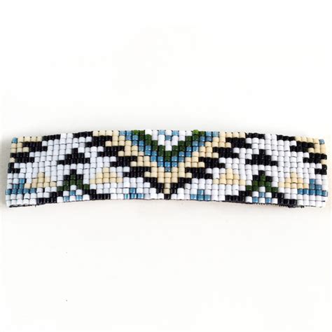 Beaded Barrette Southwest Accessories Megan Petersen Jewelry