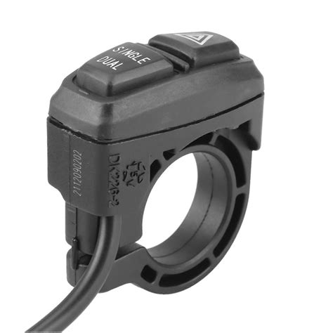Single Switch+Hazard Warning Switch/Indicator for Electric Scooter Bicycle Tricycle Atv EV DIY