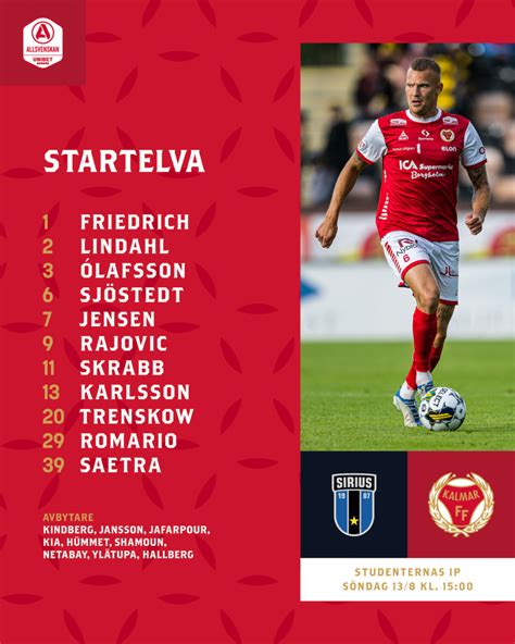 Startelvan Mot Ik Sirius Kalmar Ff