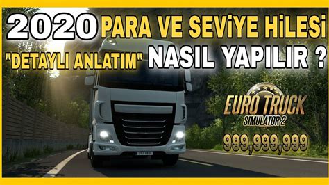 ETS 2 PARA VE SEVİYE HİLESİ NASIL YAPILIR STEAM ETS 2 YouTube