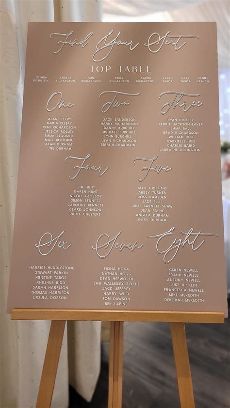 Nude Silver Seating Chart Artofit