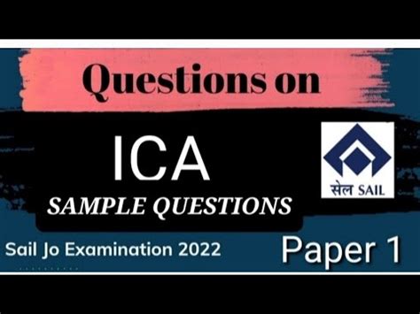 PAPER 1 ICA SAMPLE QUESTIONS ON ICA SAIL JUNIOR OFFICER EXAMINATION