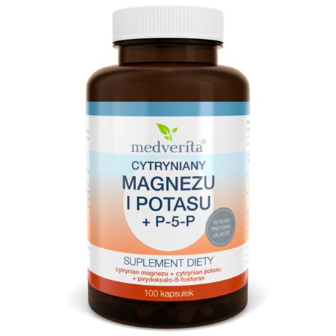 Medverita Magnez Cytrynian Potas P 5 P 100caps Sklep Zielarski