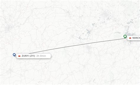 Direct Non Stop Flights From Nanchang To Zunyi Schedules