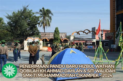 Penerimaan Pandu Baru Hizbul Wathan KH Ahmad Dahlan Siti Walidah SMK