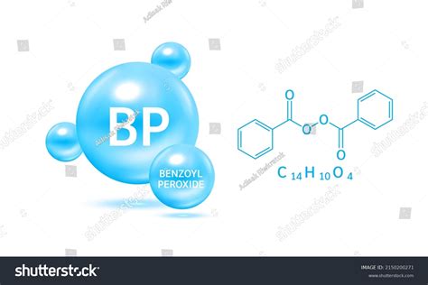 Benzoyl Peroxide Medicine Over Royalty Free Licensable Stock