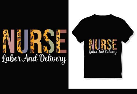 Labor And Delivery Nurse Leopard T Shirt Graphic By Academysmart00 · Creative Fabrica