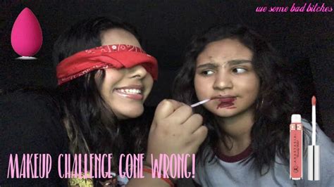 Blindfold Makeup Challenge 💄 Youtube