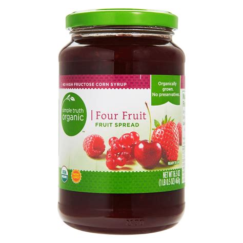 Simple Truth Organic Fruit Spread Four Fruits Oz Vitacost