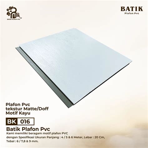 Jual Batik Plafon Pvc Bk Tangerang Golden Roof Polymer