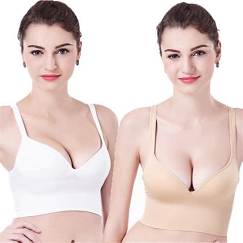 Buy Sexy Shockproof Bras Lady Seamfree Breathable Wireless Gather Push