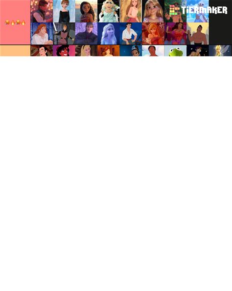 Disney Characters Hotness Tier List Community Rankings Tiermaker