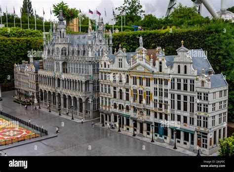 Der Grand Place von Brüssel in Mini Europa Miniatur historische