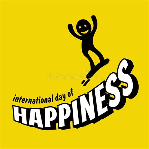 A Design To Celebrate the International Day of Happiness or World ...