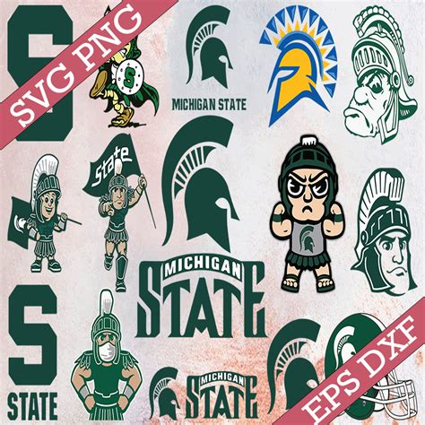 Bundle Files Michigan State Football Team Svg Michigan S Inspire