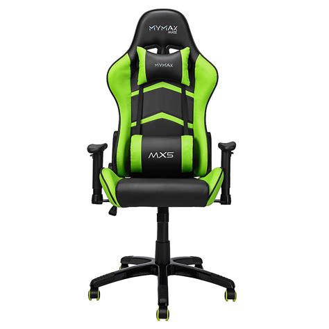 Cadeira Gamer Mx Giratoria Preto Verde Mymax Submarino