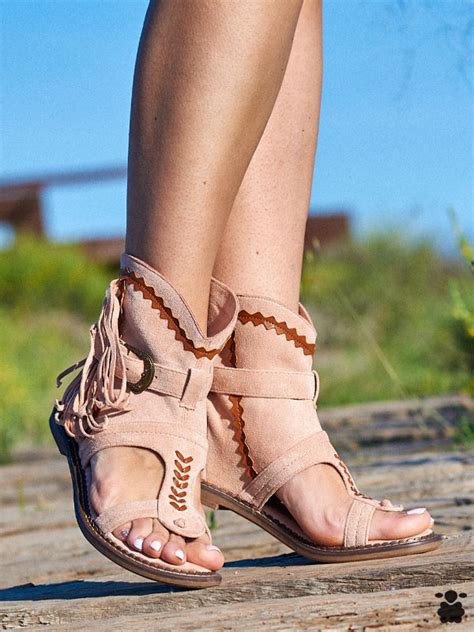 Sandalias Boho Piel Atelier Yuwa Ciao Jp