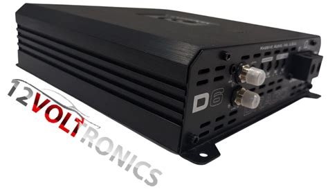 Massive Audio D6 3000 Watts Rms 1 Ohm Monoblock Micro Mega Full Rangesubwoofer Amplifier