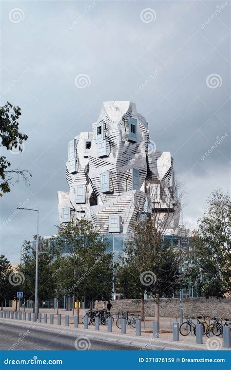 Frank Gehry Twisting Tower In Luma Arles Cultural Centre Editorial