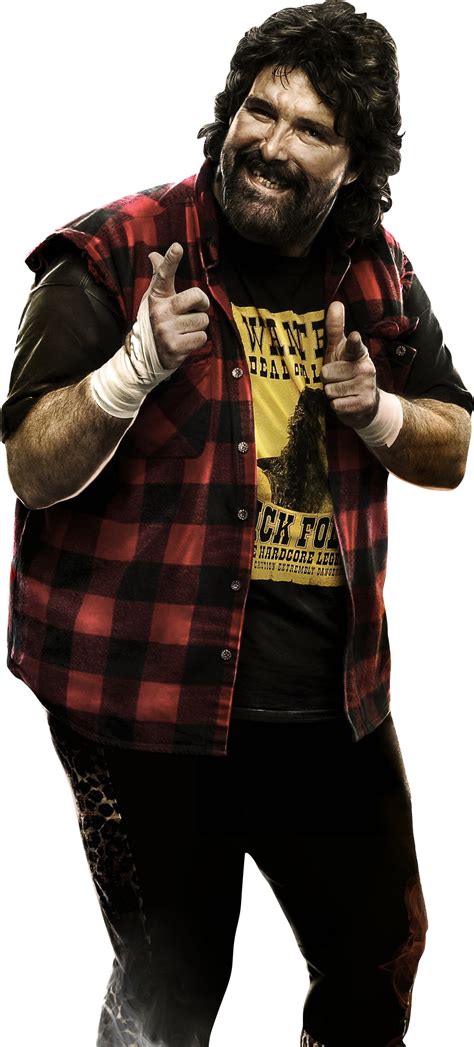 Mick Foley Portrait Wrestling Legend Hardcore Icon PNG Photo