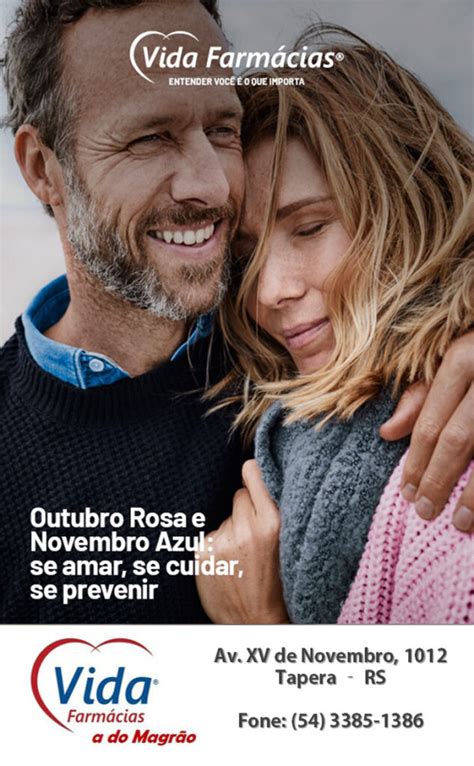 Outubro Rosa E Novembro Azul Se Amar Se Cuidar Se Prevenir Lembrete