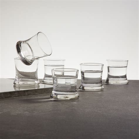 Ocean 6 Piece Round Water Glass Set 255 Ml Transparent Glass