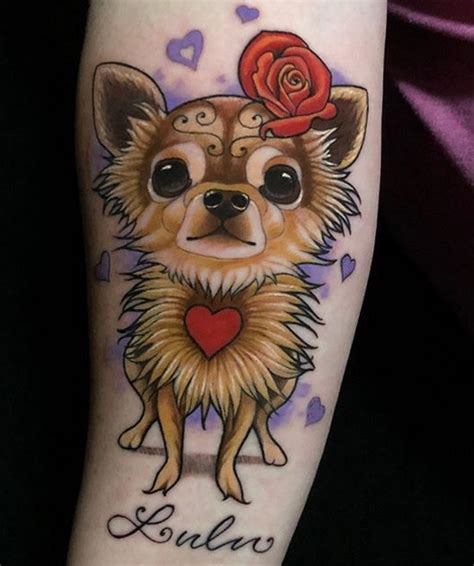 The 14 Colorful Tattoo Designs For Chihuahua Owners | PetPress