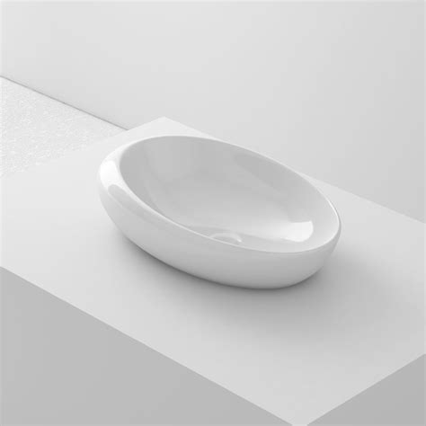 Oval Mb Lavabo Sobre Encimera De Cer Mica Starbath Plus Hicontract