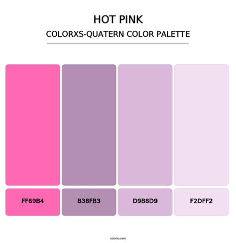 Hot Pink color palettes - colorxs.com