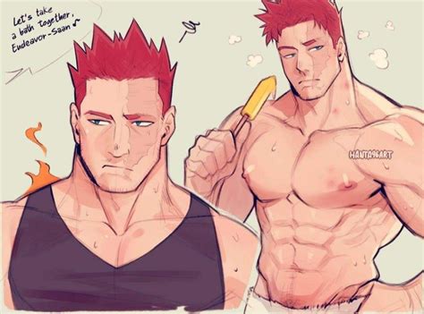 Enji Todoroki Anime Dad Character Art Character Design Male