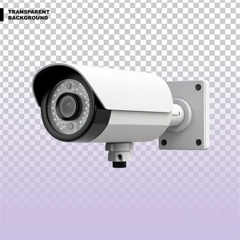 Premium PSD Security Camera Isolated On Transparent Background