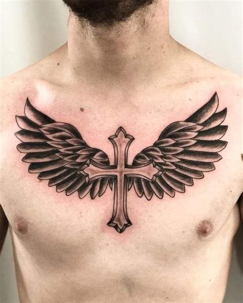 Tatuajes De Angel Alas Hombre30 Impactantes Ideas Lo Mejor De 2024