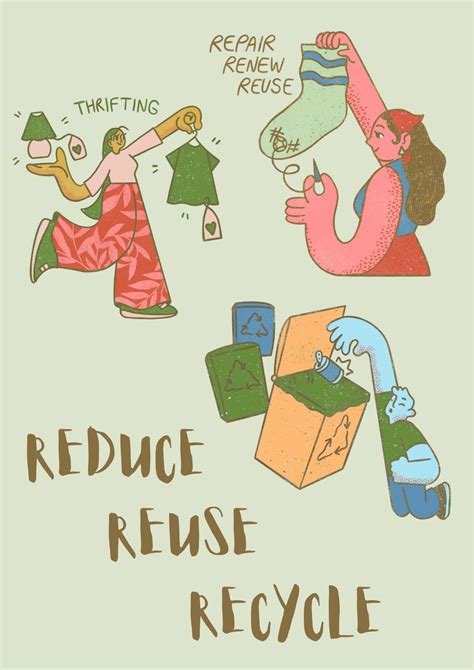 Reduce Reuse Recycle Posters For Kids