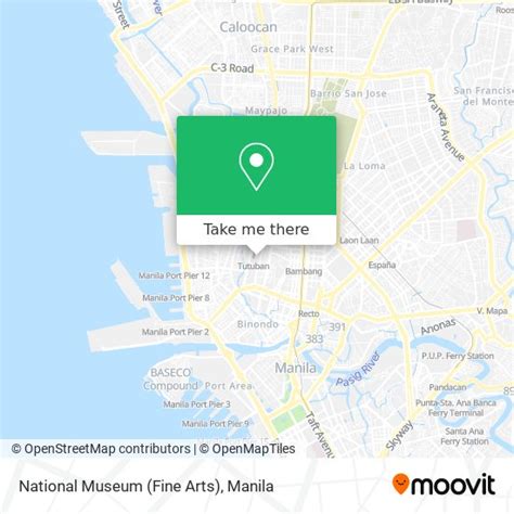 How to get to National Museum (Fine Arts) in Manila by bus or train?