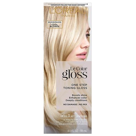 L Oreal Paris Le Color Gloss One Step In Shower Toning Gloss Boosts