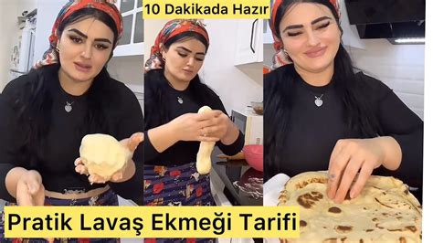 Evde Pratik Lavaş Ekmeği Tarifi Hülya Mizgin Mutfakta YouTube