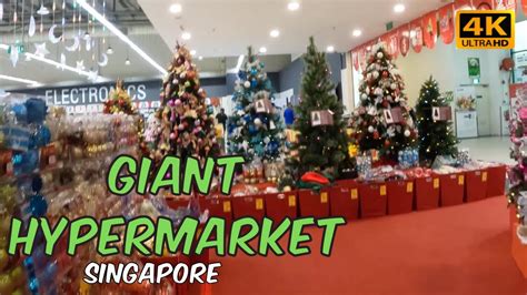 Singapore Largest Giant Hypermarket In Tampines Nov 2021 4k Youtube