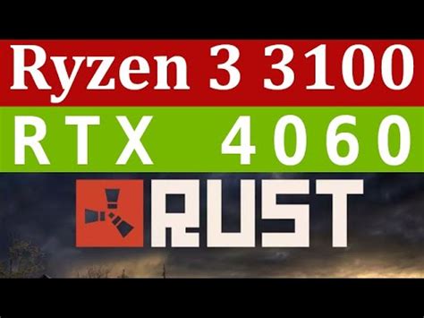 Rtx Ryzen Rust Fps Test Youtube