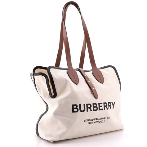 Burberry Soft Belt Bag Canvas with Leather Medium Neutral 2015061