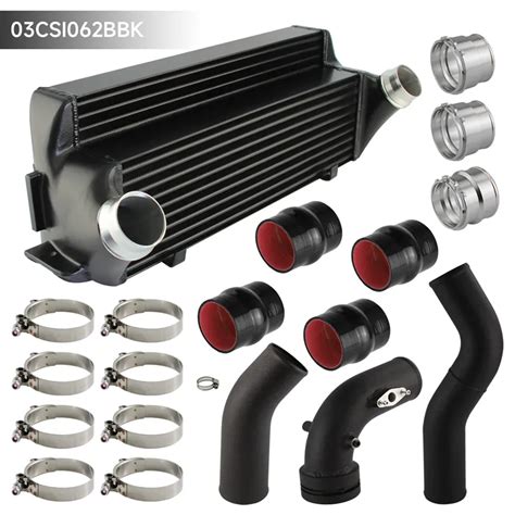 Bolt On FMIC Racing Front Mount Intercooler W Aluminum Pipe Kit Fits