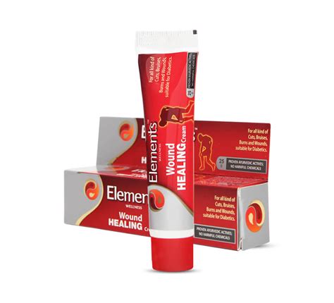 Elements Wound Healing Cream | 25Gms | Antibiotic Ointment - Big Value Shop