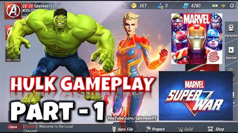 Marvel Super War Moba Hulk Gameplay Part Netease Youtube