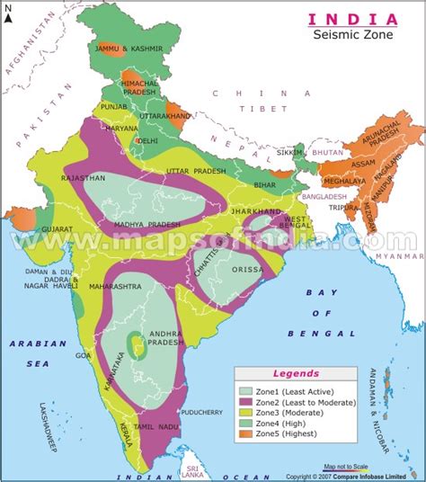 India Earthquake Map