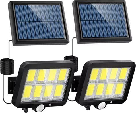 Lot De Lampes Solaires D Ext Rieur Avec D Tecteur De Mouvement