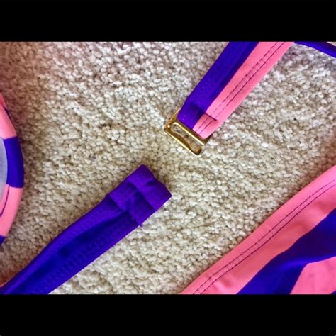 Mudd Swim Pink And Purple Striped Pushup Bikini Set By Mudd Poshmark