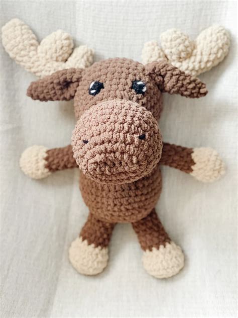 Manny Moose CROCHET PATTERN Amigurumi Crochet Pattern PDF Etsy