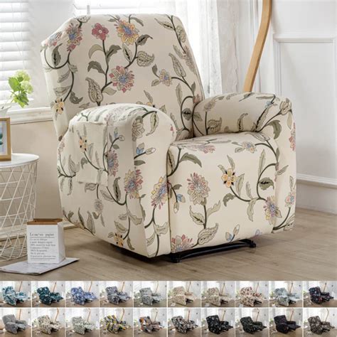 Funda El Stica Con Estampado Floral Para Silla Reclinable Cubierta De